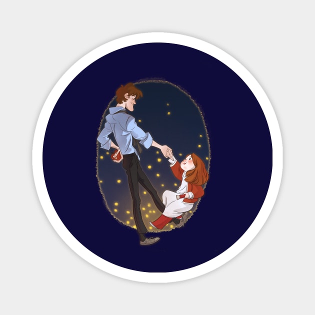 Eleventh Doctor Amelia pond Magnet by tumblebuggie